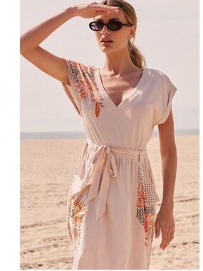 Anthropologie Daily Practice Midi Dress with Deep Pockets